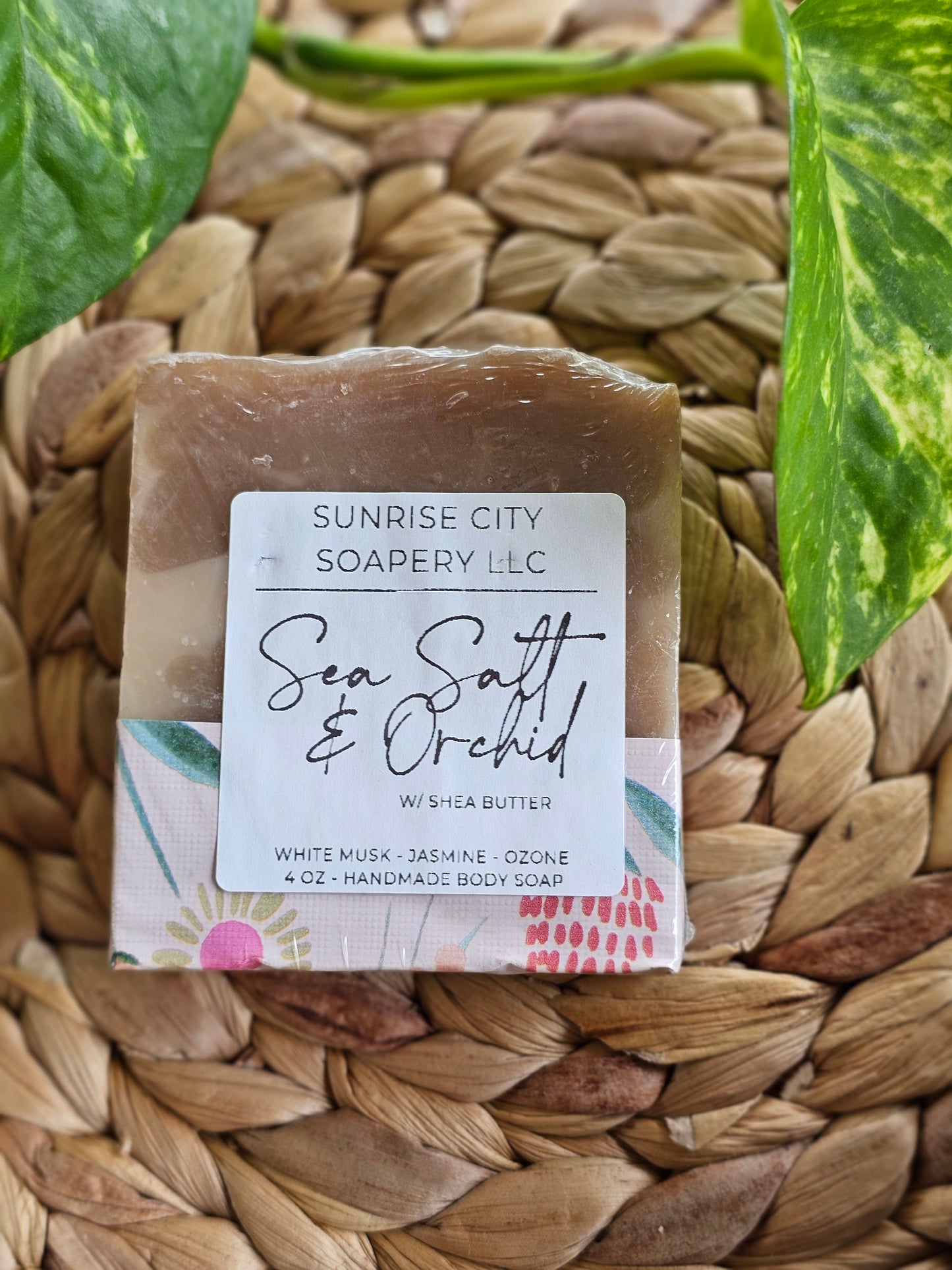 Sea Salt & Orchid - Handmade Bar Soap