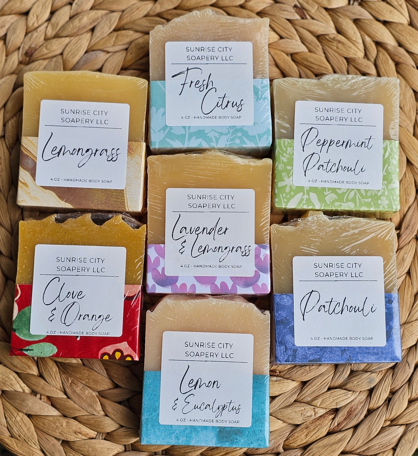 Lavender Lemongrass -Handmade Bar Soap