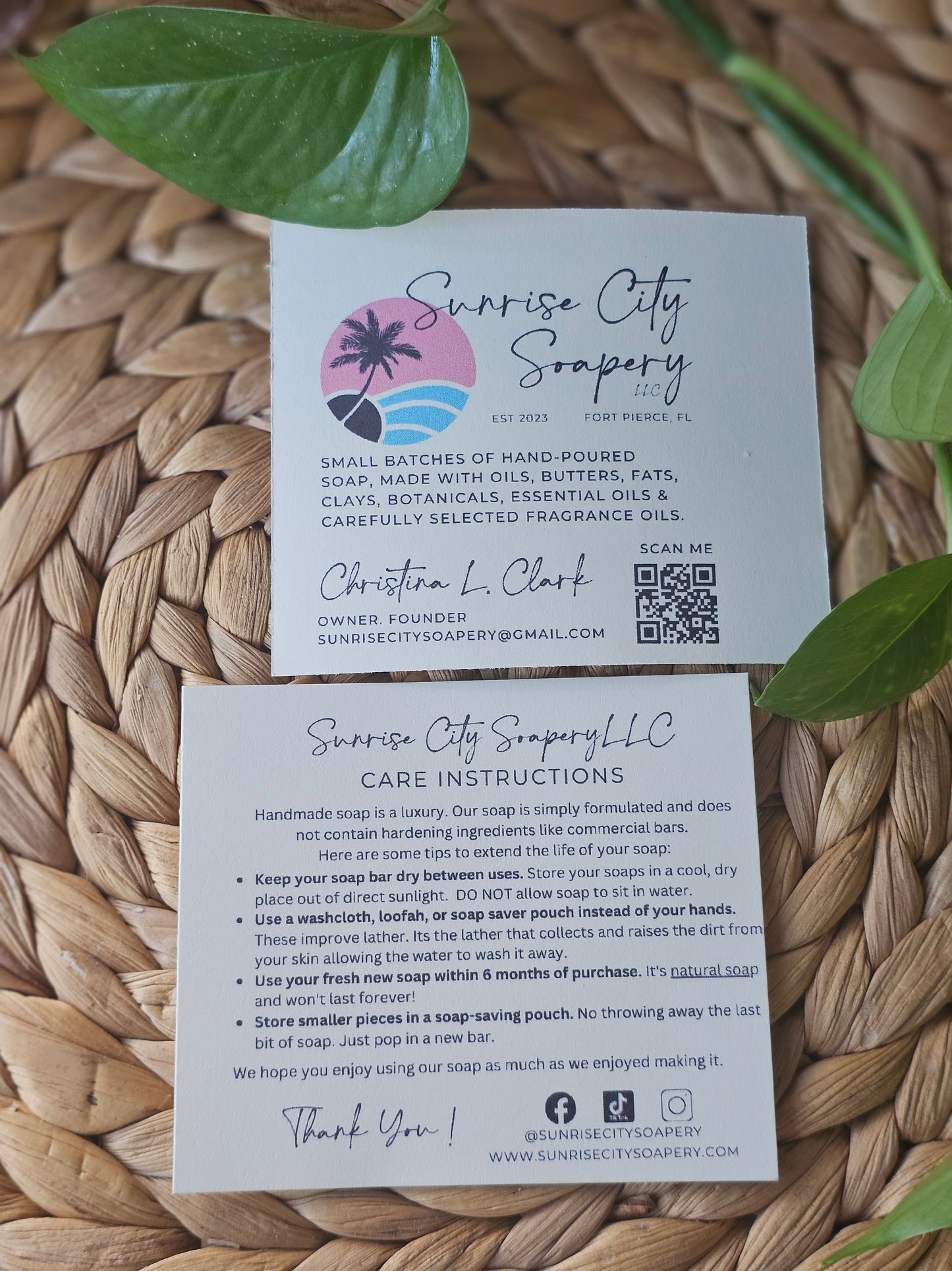 Vanilla Shores -Handmade Bar Soap