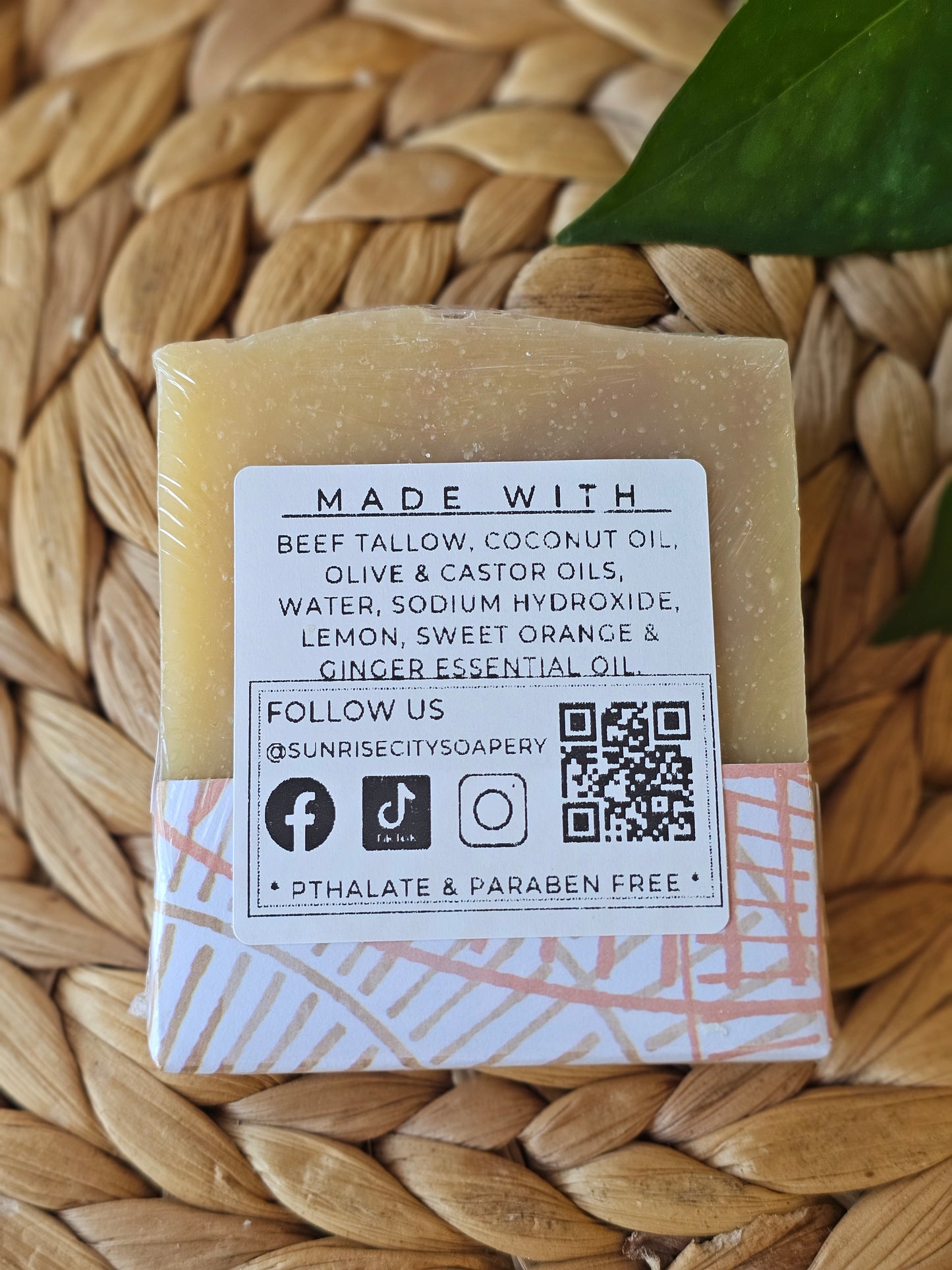 Citrus Ginger -Handmade Bar Soap
