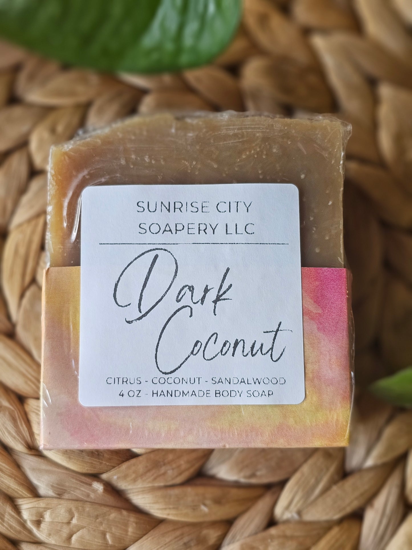 Dark Coconut- Handmade Bar Soap