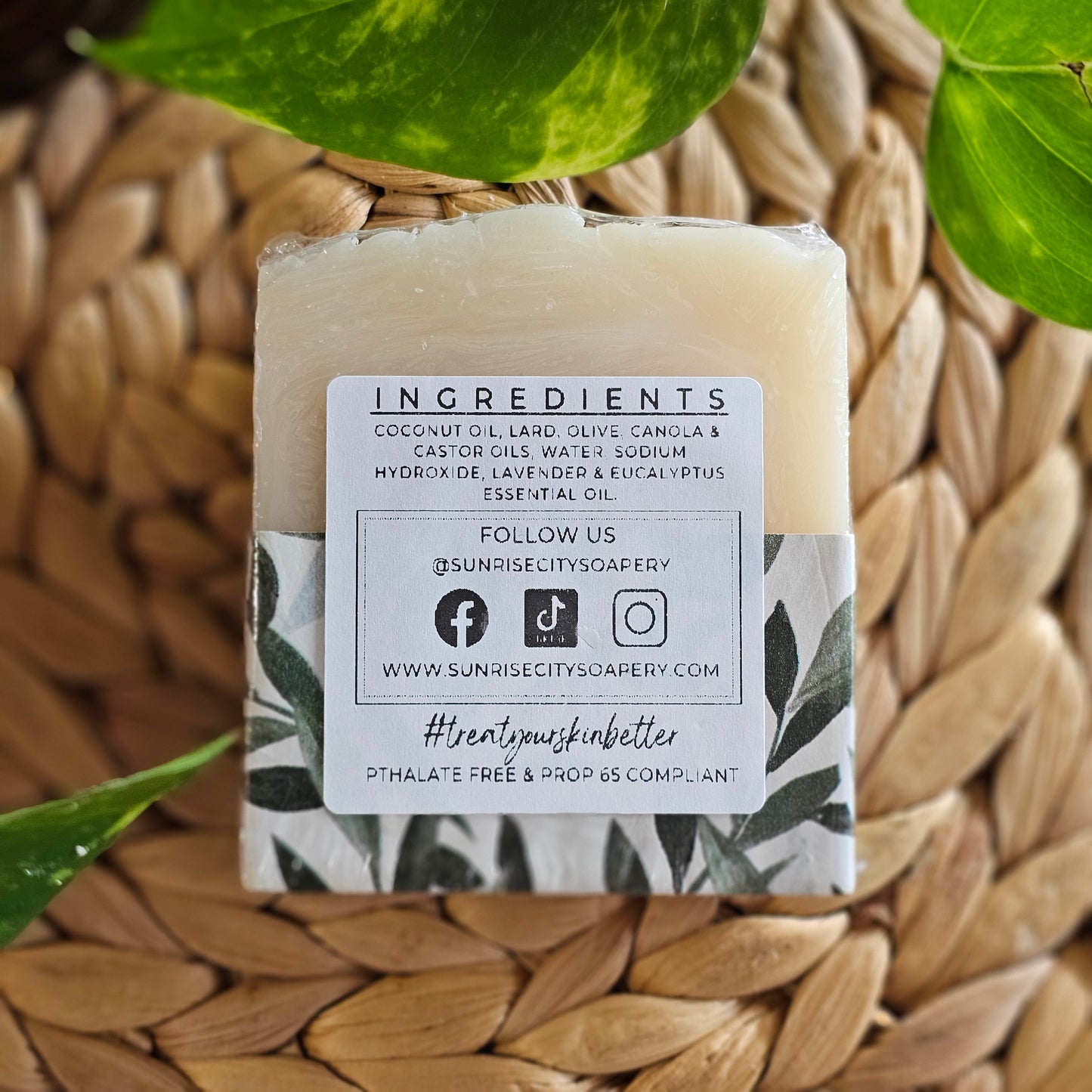 Lavender Eucalyptus -Handmade Bar Soap