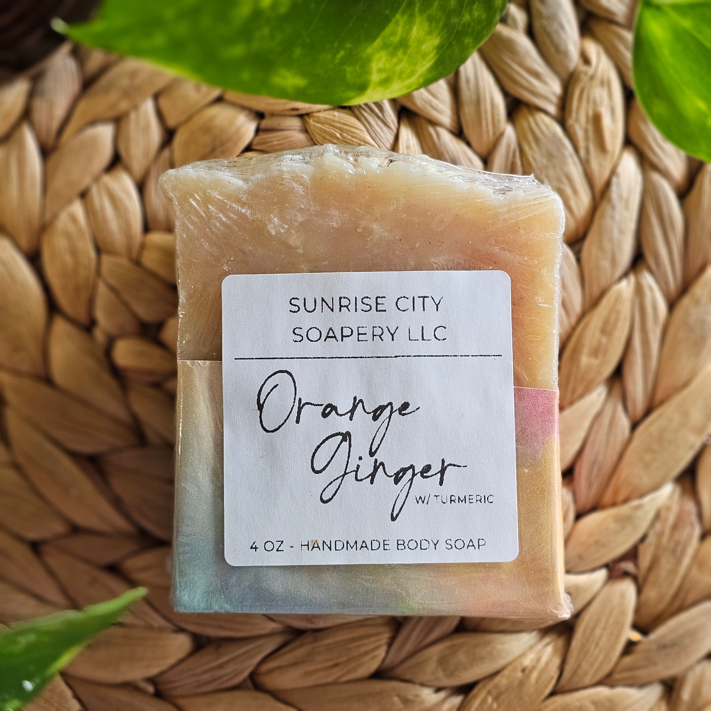 Orange Ginger -Handmade Bar Soap