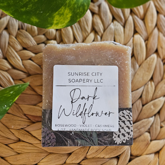 Dark Wildflower- Handmade Bar Soap