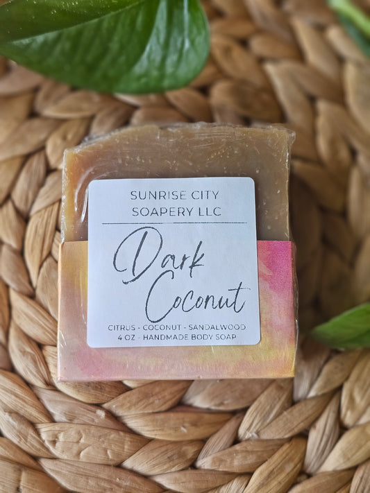 Dark Coconut- Handmade Bar Soap
