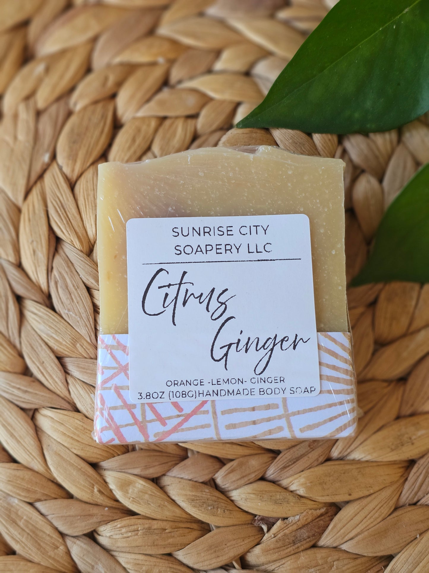 Citrus Ginger -Handmade Bar Soap