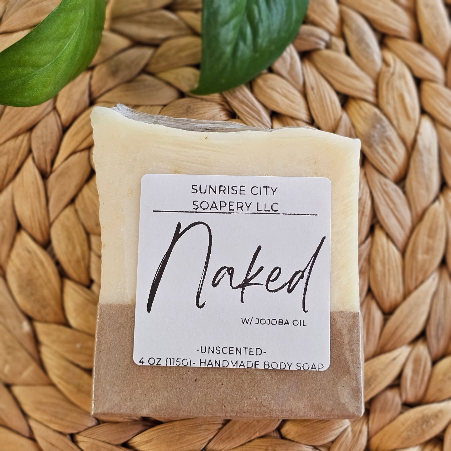 Naked w/ Jojoba & Oatmeal - Handmade Bar Soap