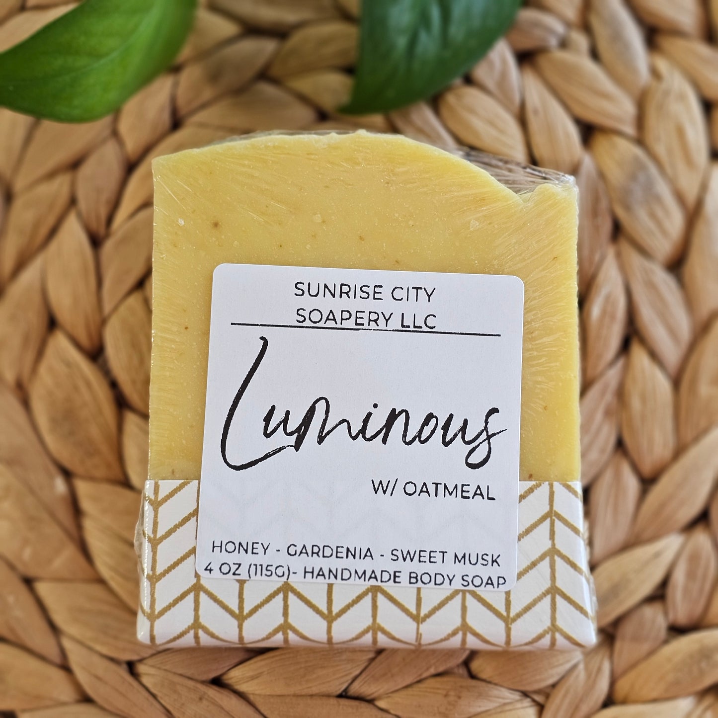Luminous w/ Oatmeal - Handmade Bar Soap