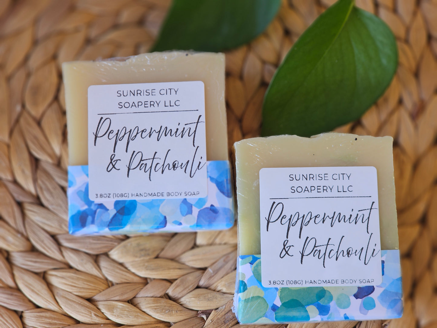 Peppermint Patchouli -Handmade Bar Soap