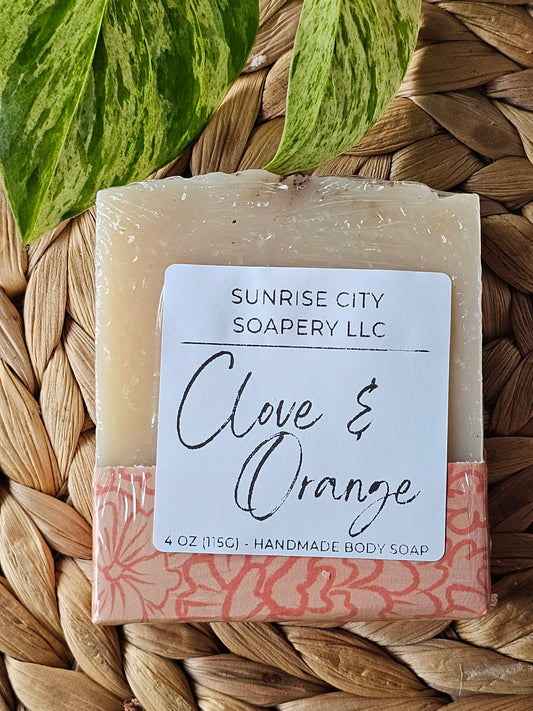 Clove & Orange  -Handmade Bar Soap
