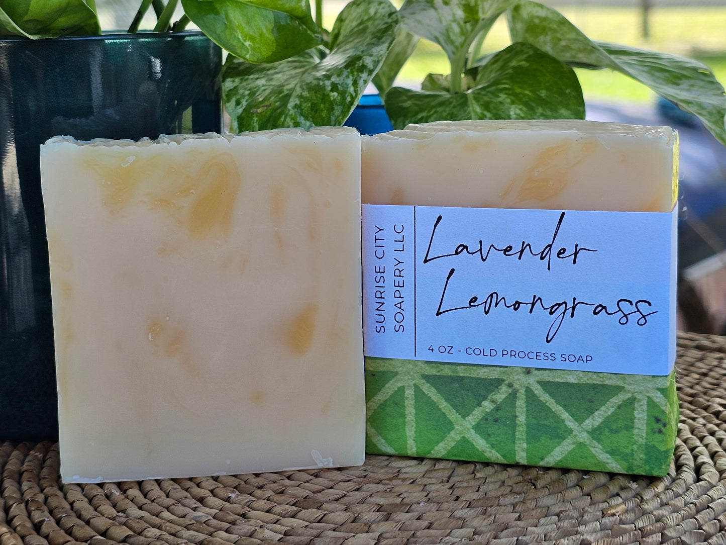 Lavender Lemongrass -Handmade Bar Soap