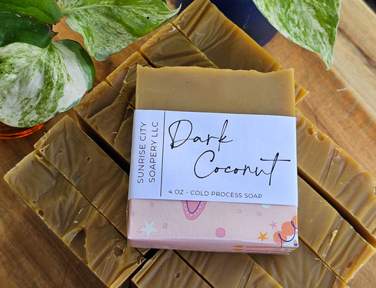 Dark Coconut- Handmade Bar Soap
