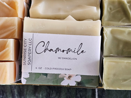 Chamomile with Dandelion - Handmade Bar Soap