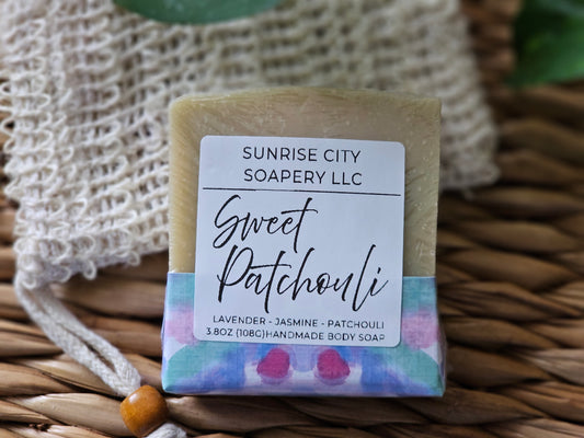 Sweet Patchouli -Handmade Bar Soap