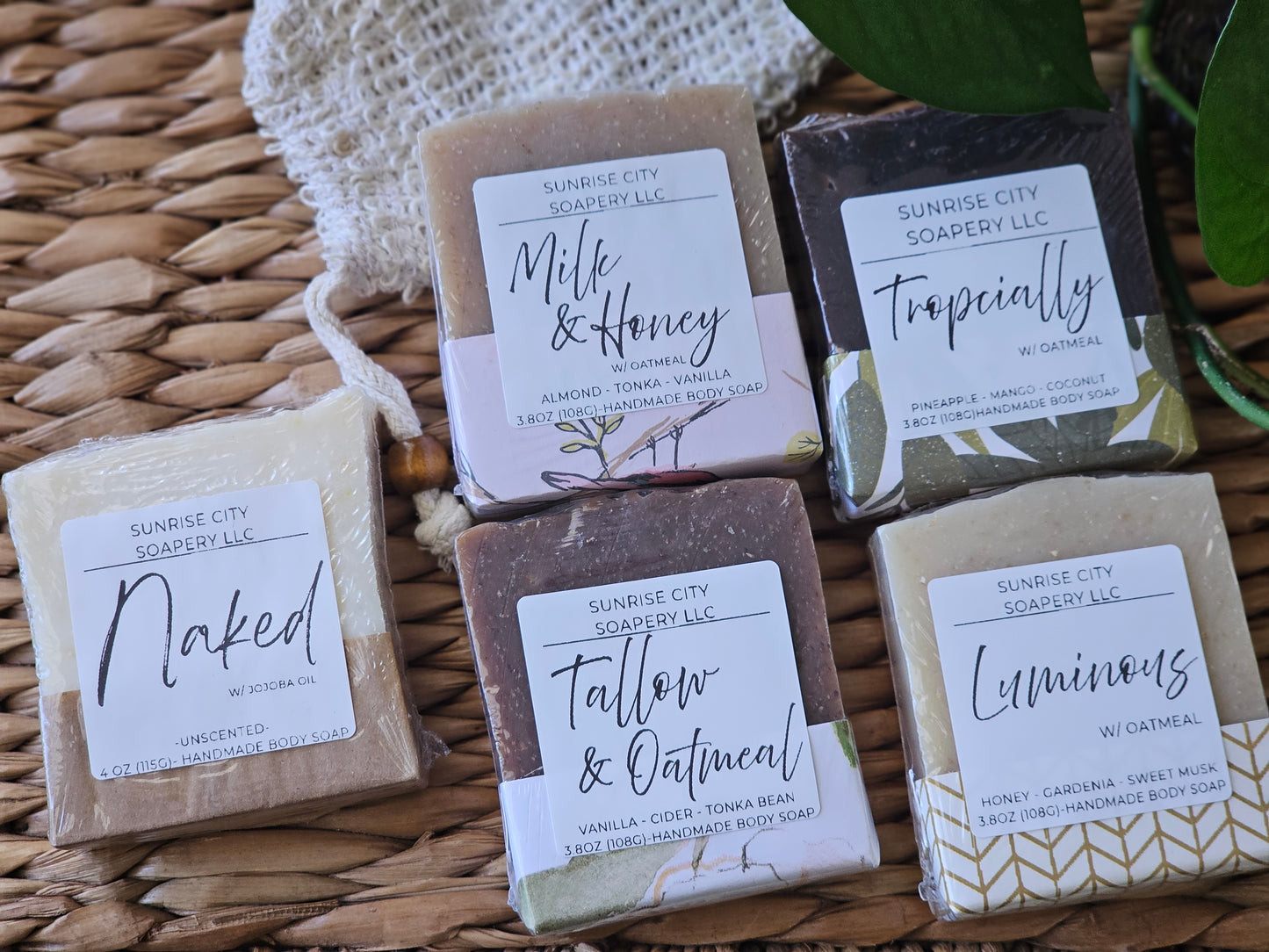 Luminous w/ Oatmeal - Handmade Bar Soap