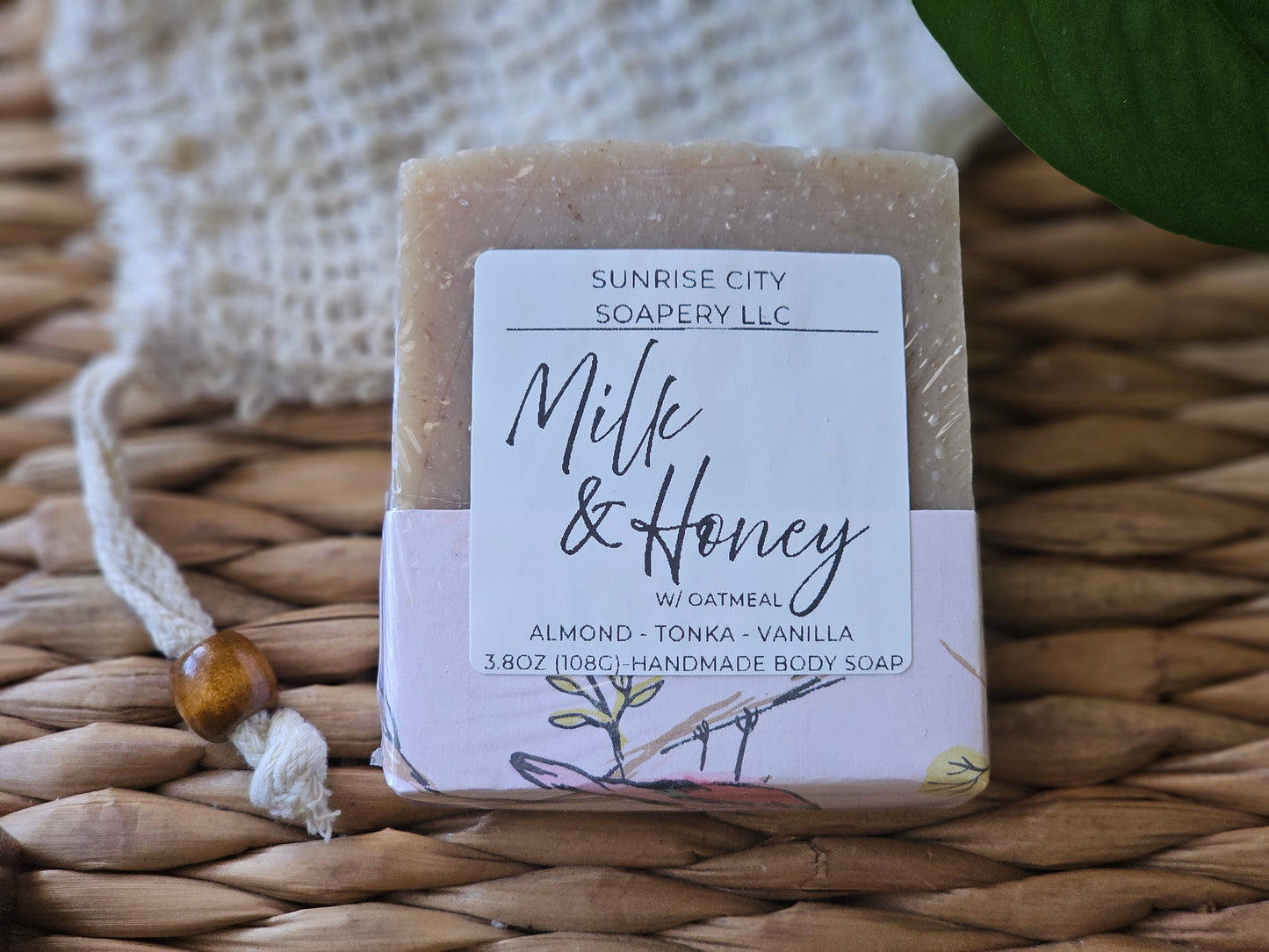 Milk & Honey w/ Oatmeal - Handmade Bar Soap
