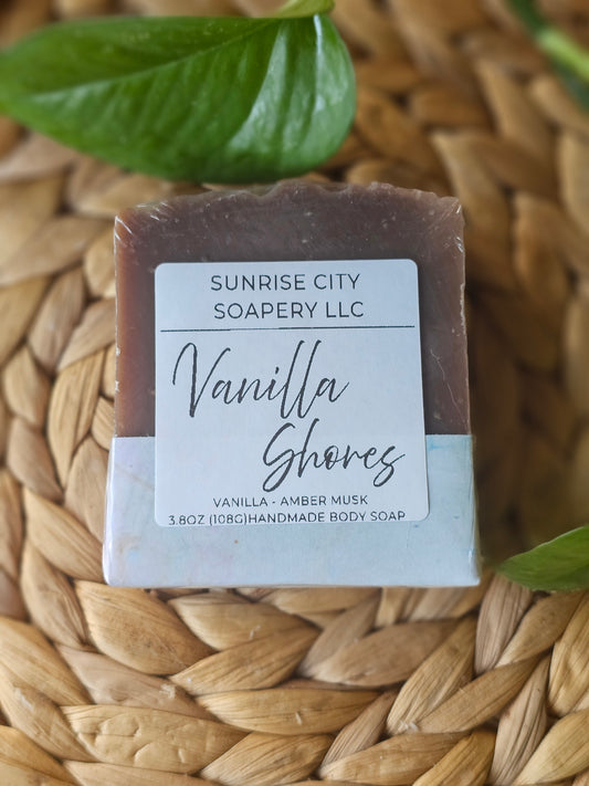 Vanilla Shores -Handmade Bar Soap