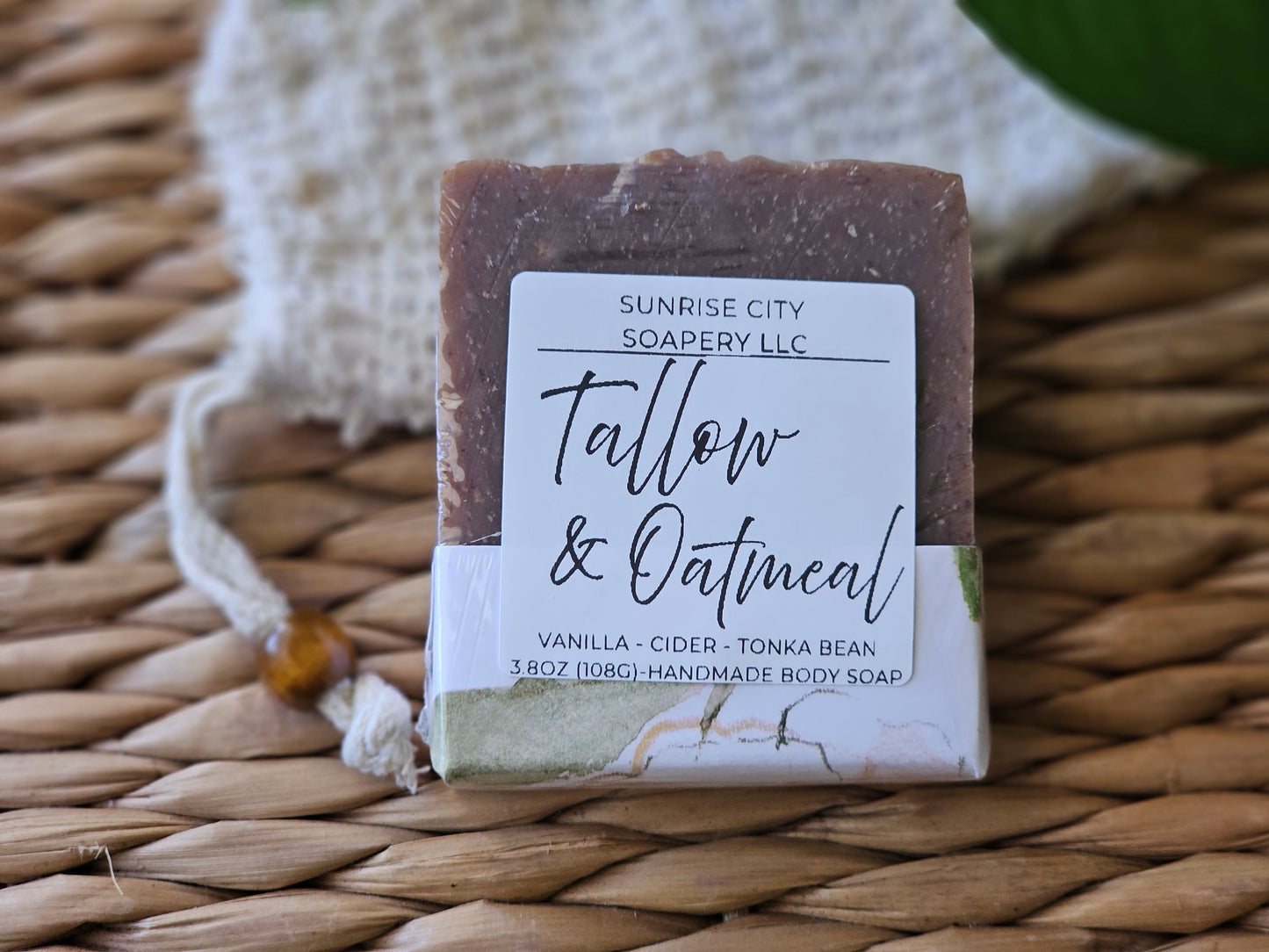 Tallow & Oatmeal - Handmade Body Bar