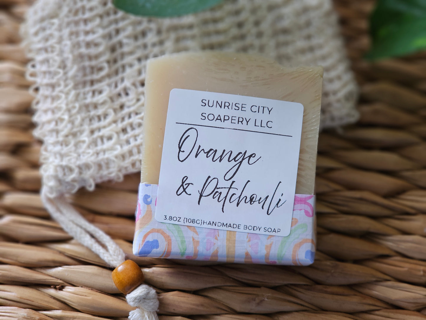 Orange Patchouli -Handmade Bar Soap