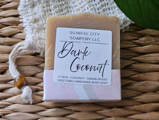 Dark Coconut- Handmade Bar Soap