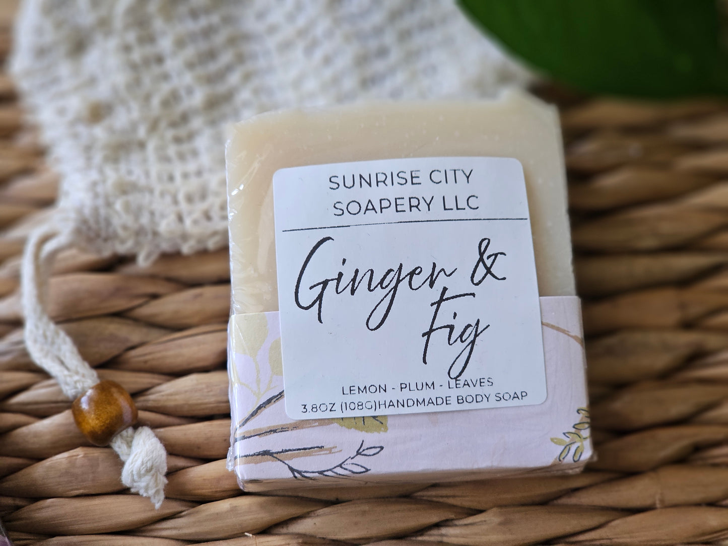 Ginger & Fig -Handmade Bar Soap
