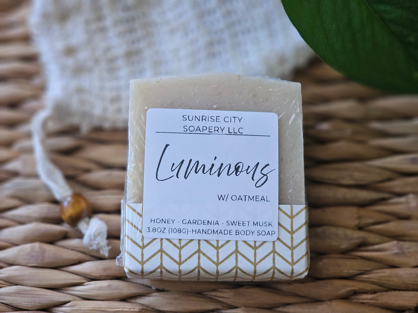 Luminous w/ Oatmeal - Handmade Bar Soap