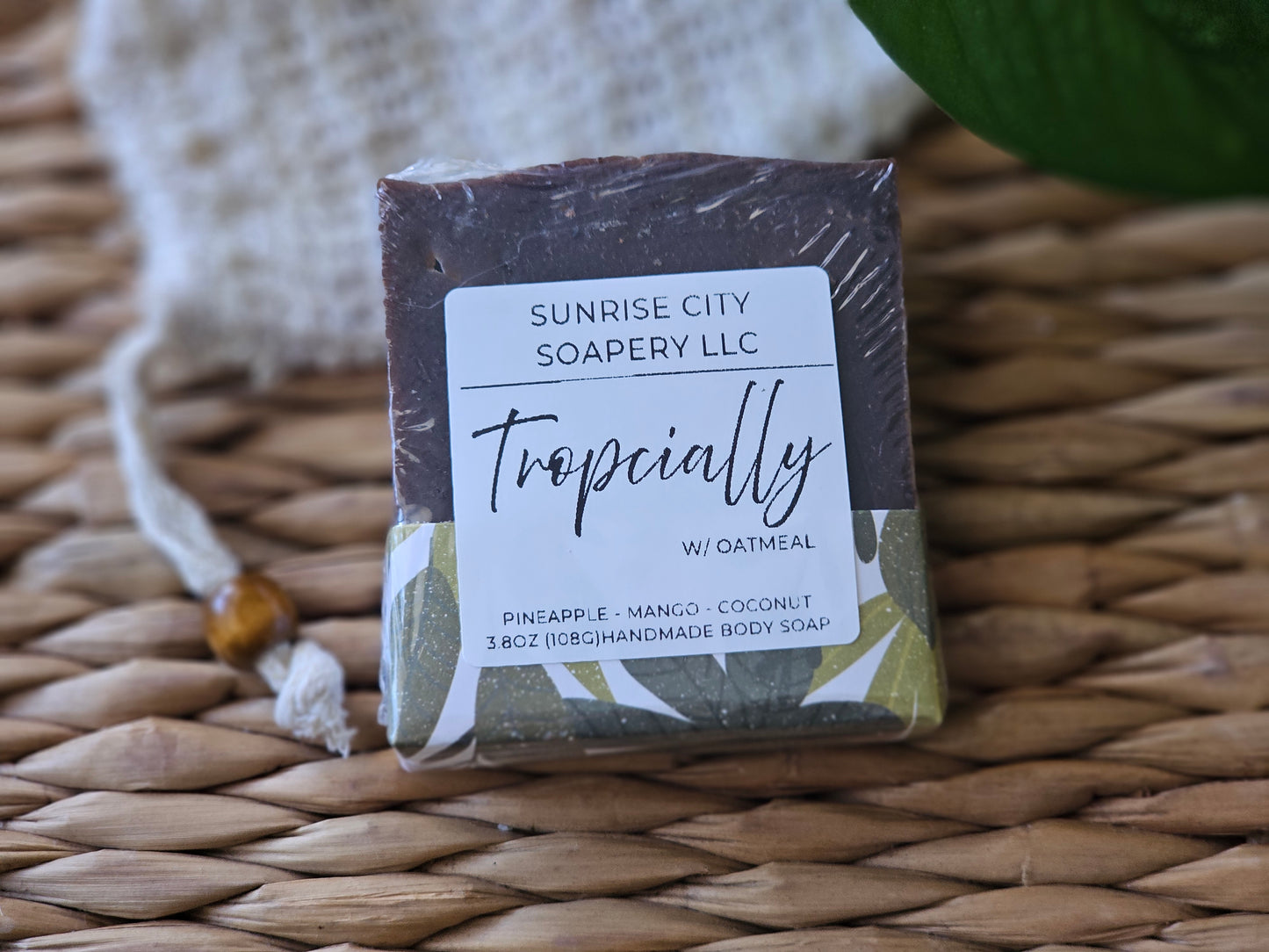Tropically w/ Oatmeal -Handmade Bar Soap