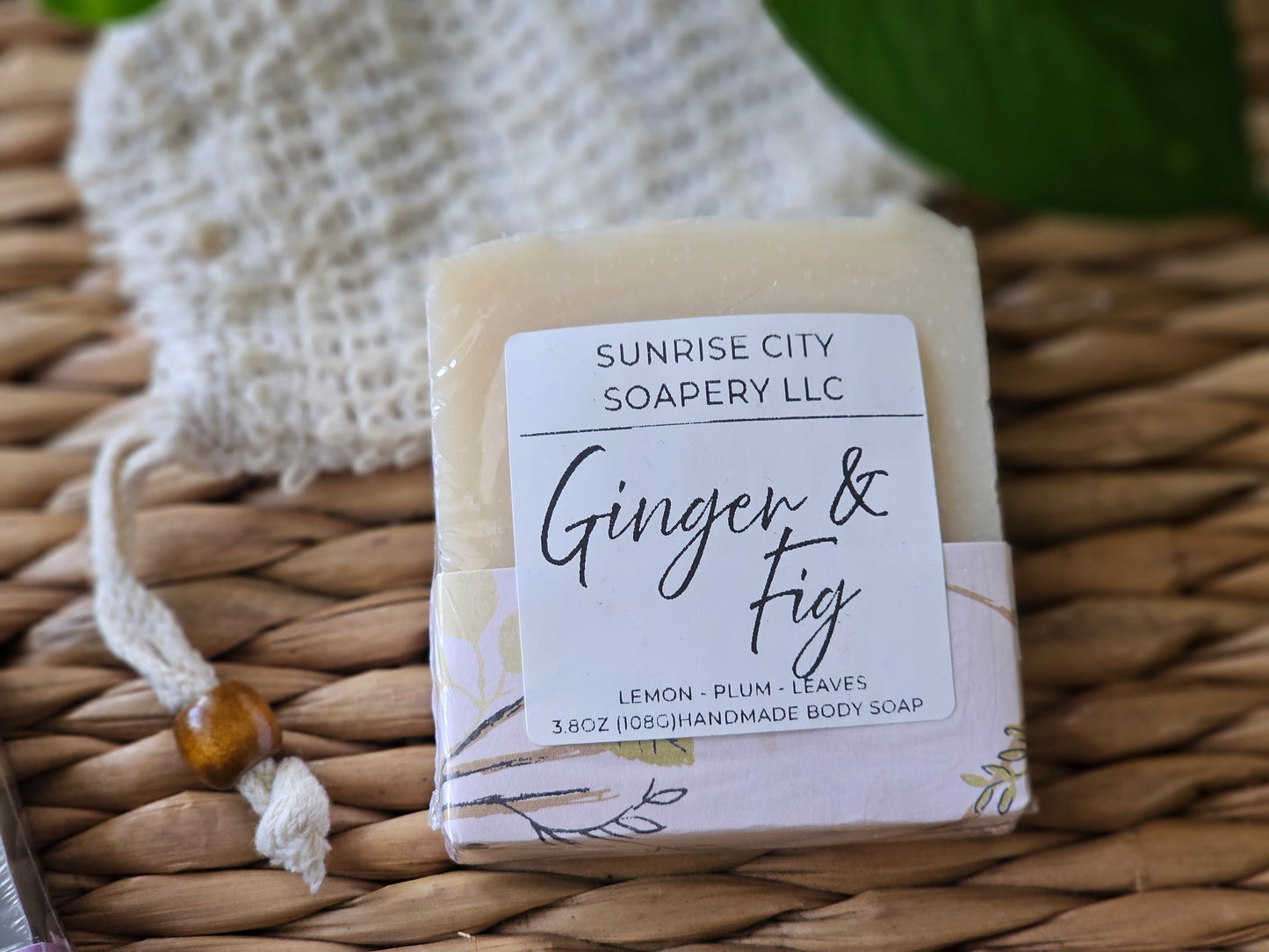 Ginger & Fig -Handmade Bar Soap