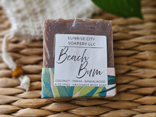 Beach Bum- Handmade Bar Soap