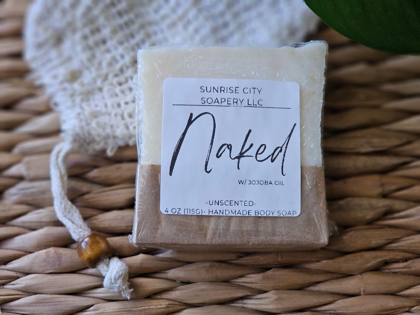 Naked w/ Jojoba & Oatmeal - Handmade Bar Soap