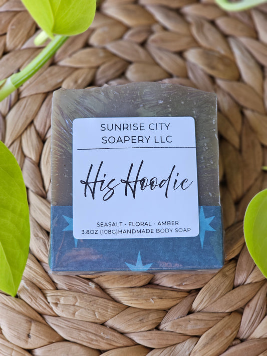 His Hoodie- Handmade Bar Soap
