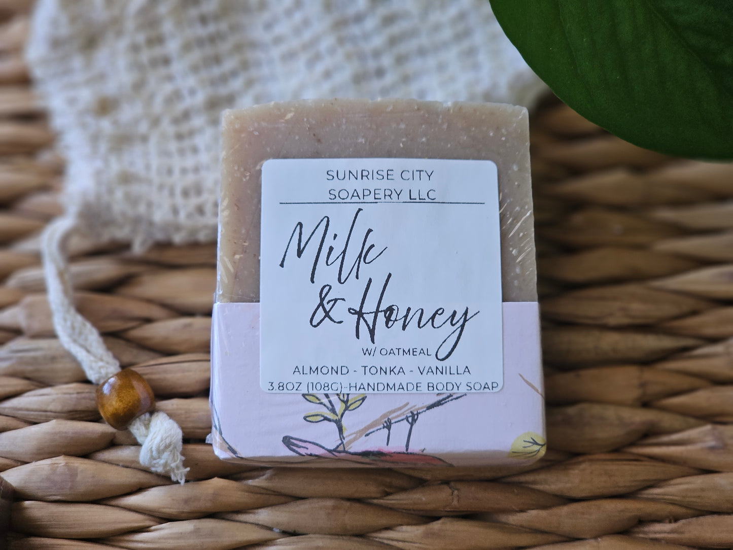 Milk & Honey w/ Oatmeal - Handmade Bar Soap